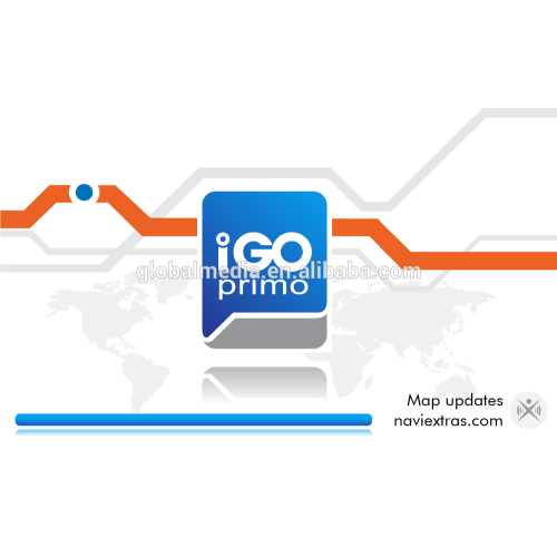 Supporting Igo genuine map android system GPS navigation with wifi and backup camera display for any cars